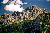 Triangolo Lariano - dal Sasso di Preguda di fronte alle Grigne. 